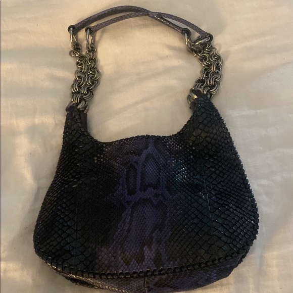 Prada Ombré Purple Snakeskin Women's Bag - Picture 1 of 16